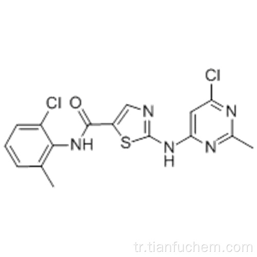 N- (2-Kloro-6-metilfenil) -2 - [(6-kloro-2-metil-4-pirimidinil) amino] -5-tiyazolkarboksamit CAS 302964-08-5